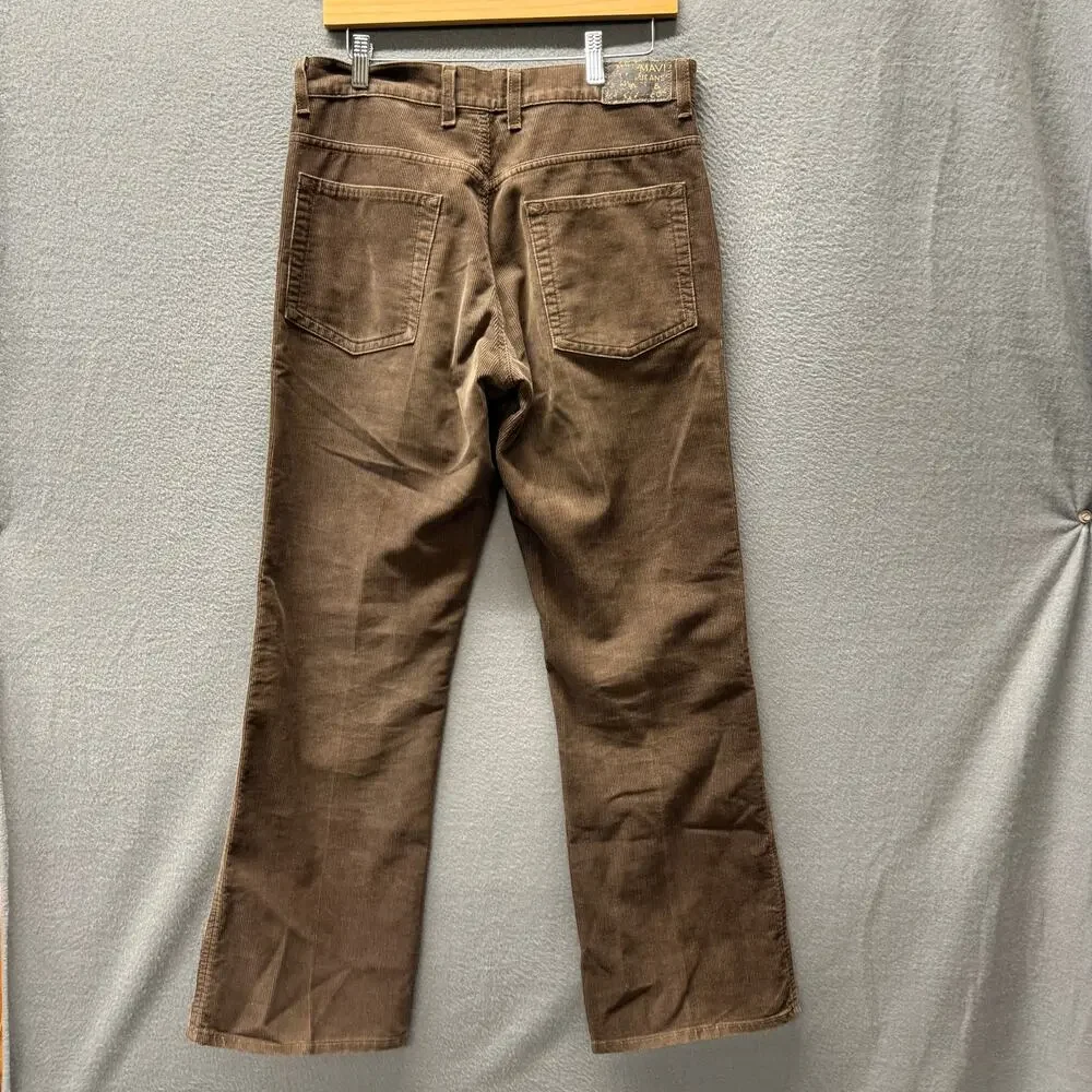 Mavi Alex Corduroy Pants Boot Cut Brown Mens 31x30 ACTUAL Academia‎ Classic